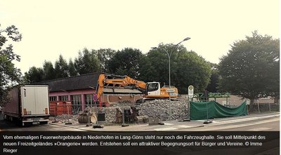 Feuerwehrhaus abgerissen LG 