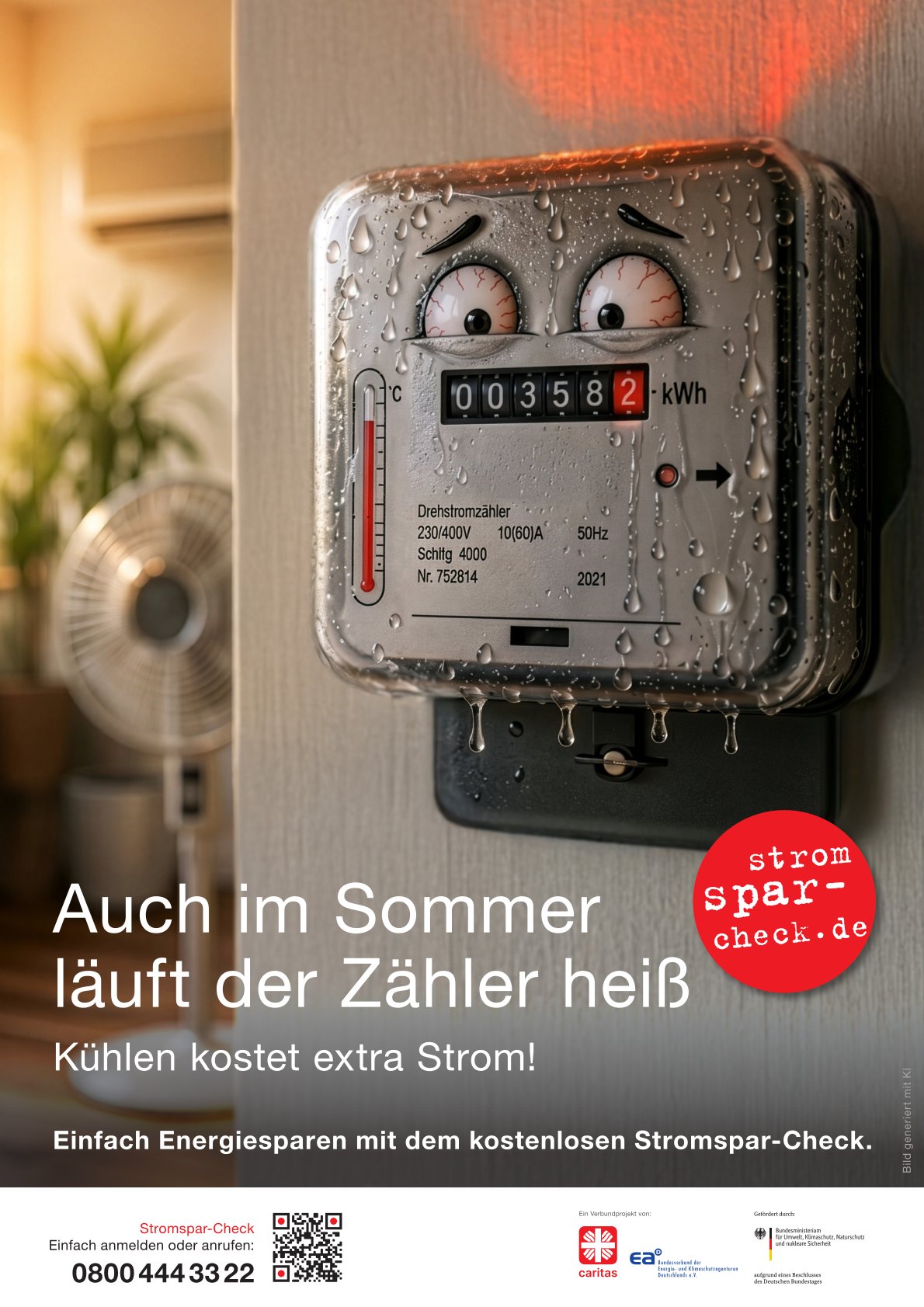 Plakat Strommessung