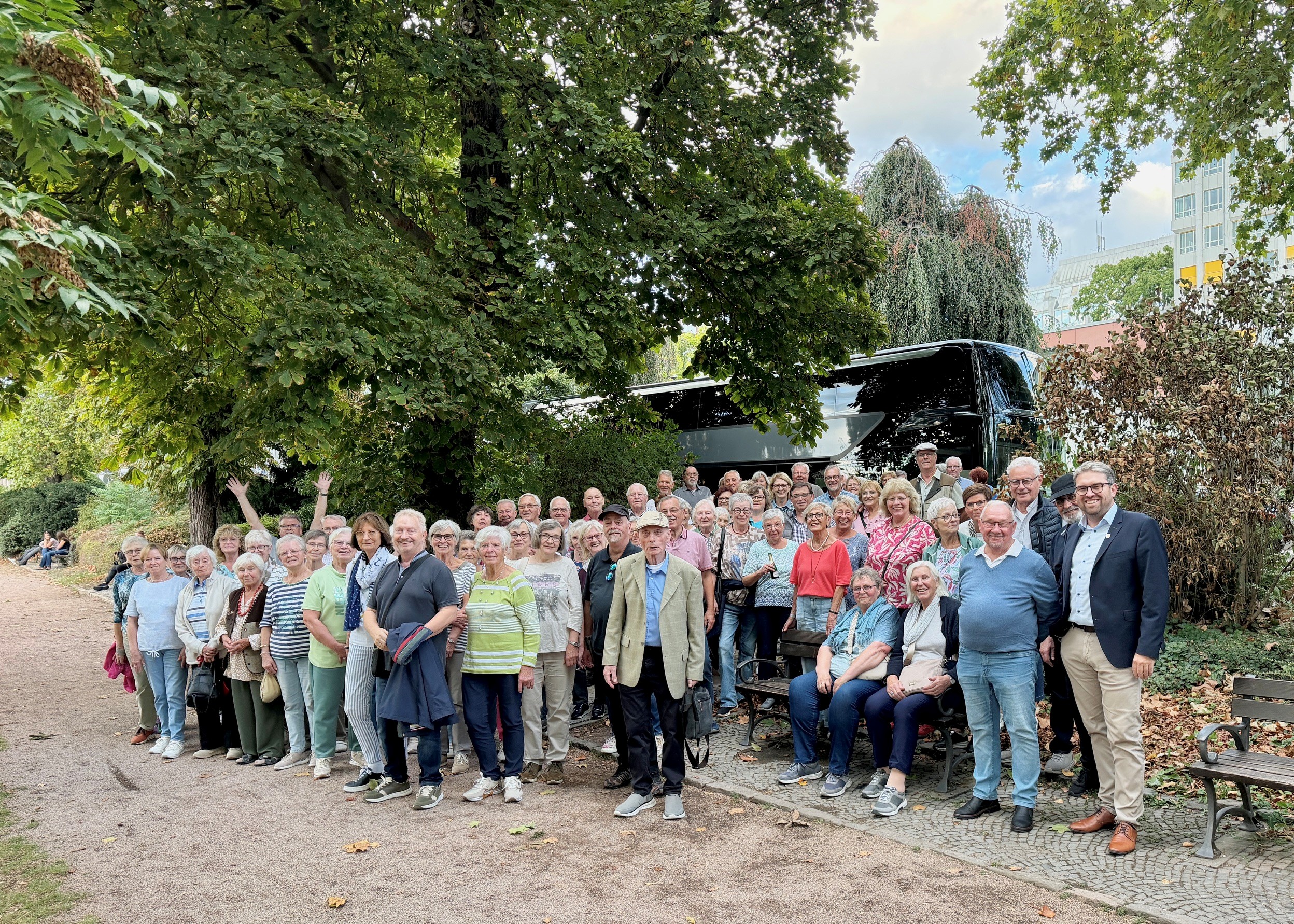 Gruppenbild Seniorenfahrt Wiesbaden 