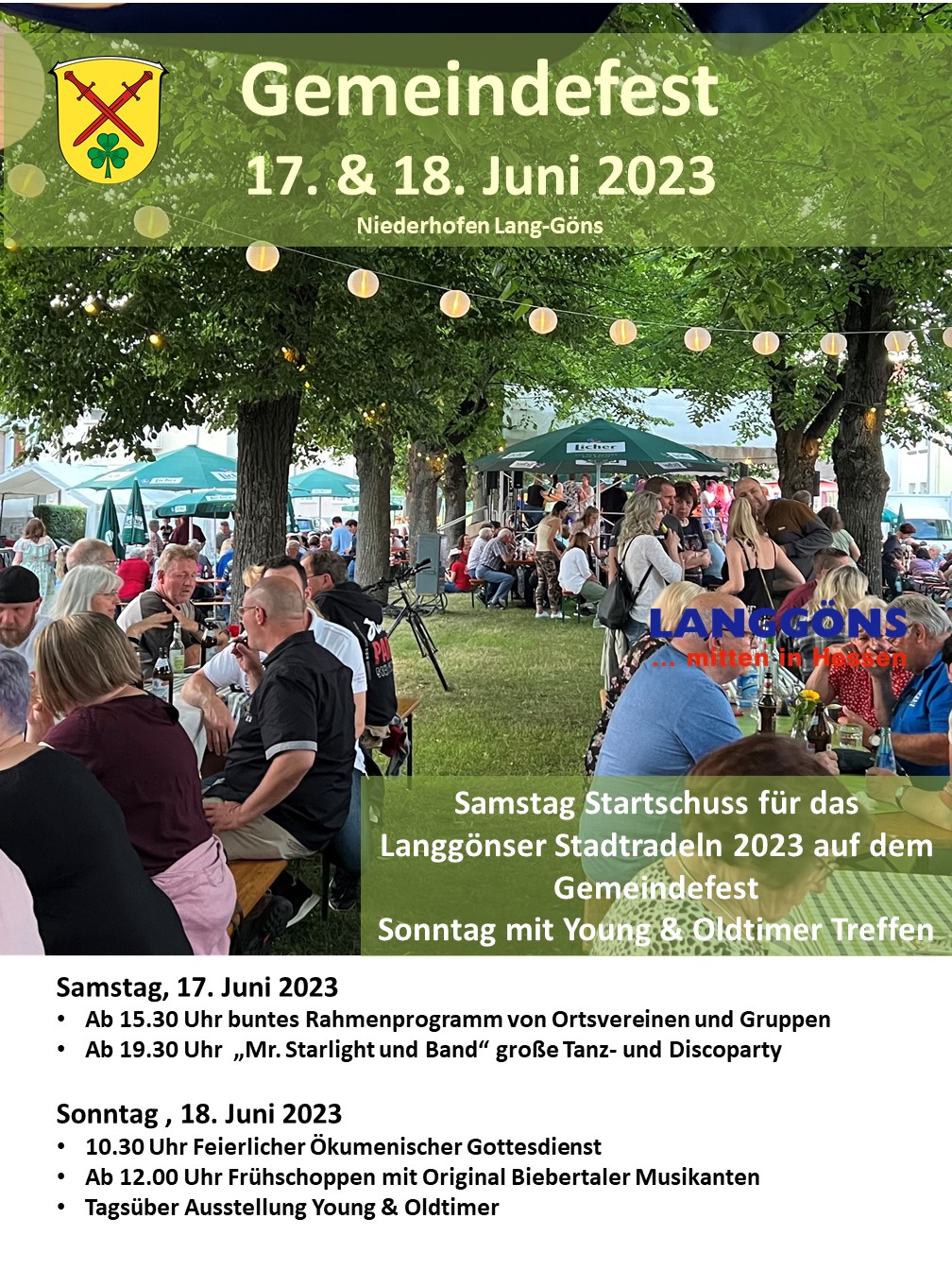Gemeindefest Plakat