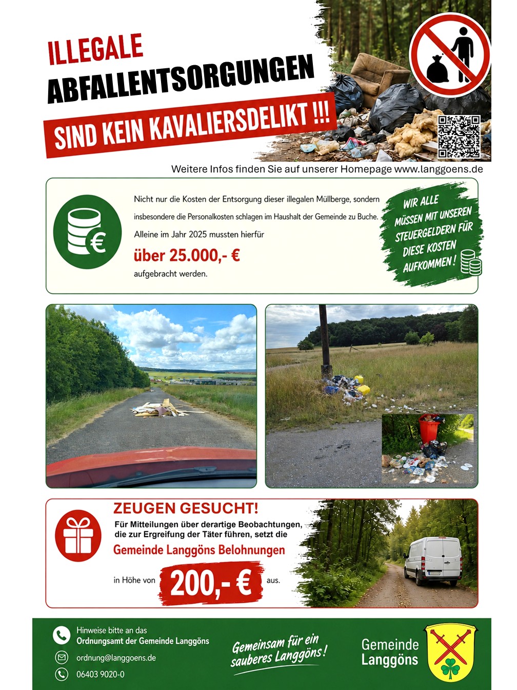 Illegale Abfallentsorgung