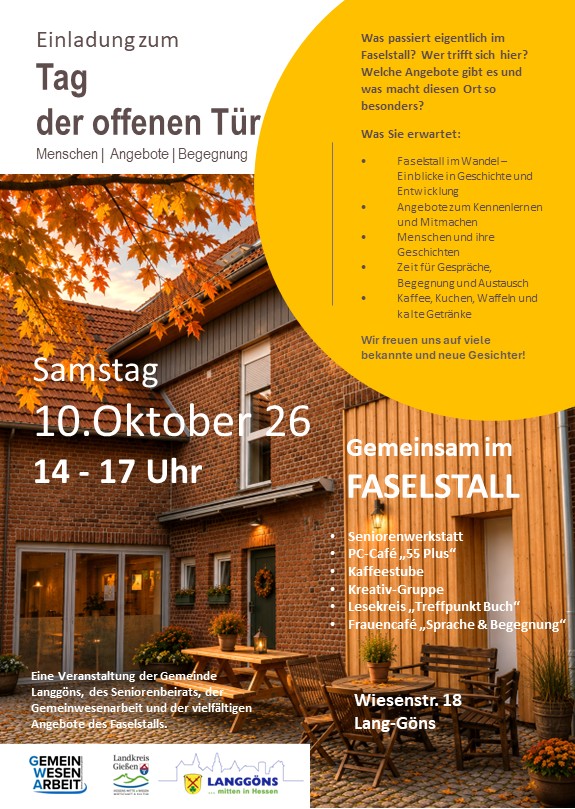 Tag der offenen Tür Faselstall